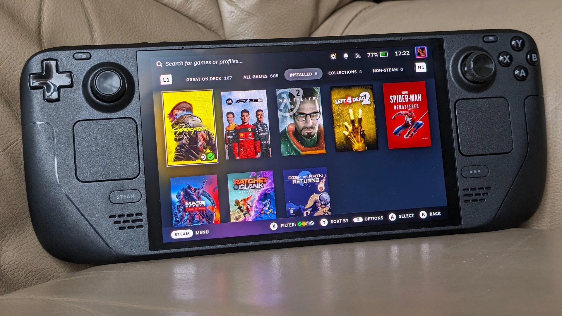 Steam Deck OLED test