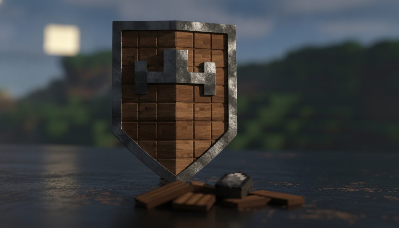 Guide essentiel sur le Bouclier Minecraft : fabrication, utilisation et enchantements.