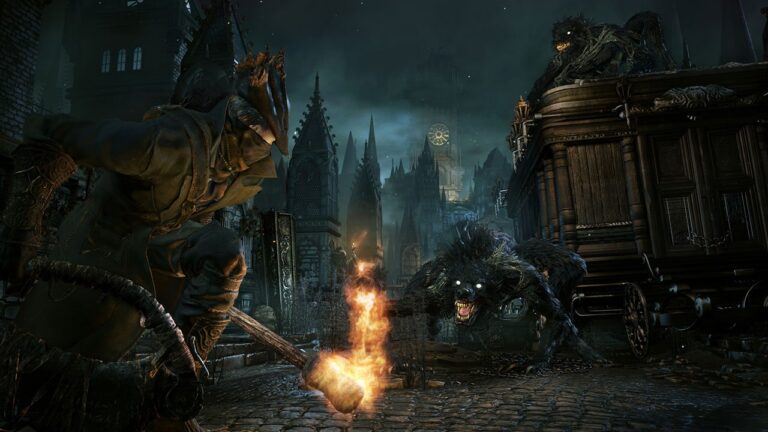 Bloodborne, chasseur à Yharnam