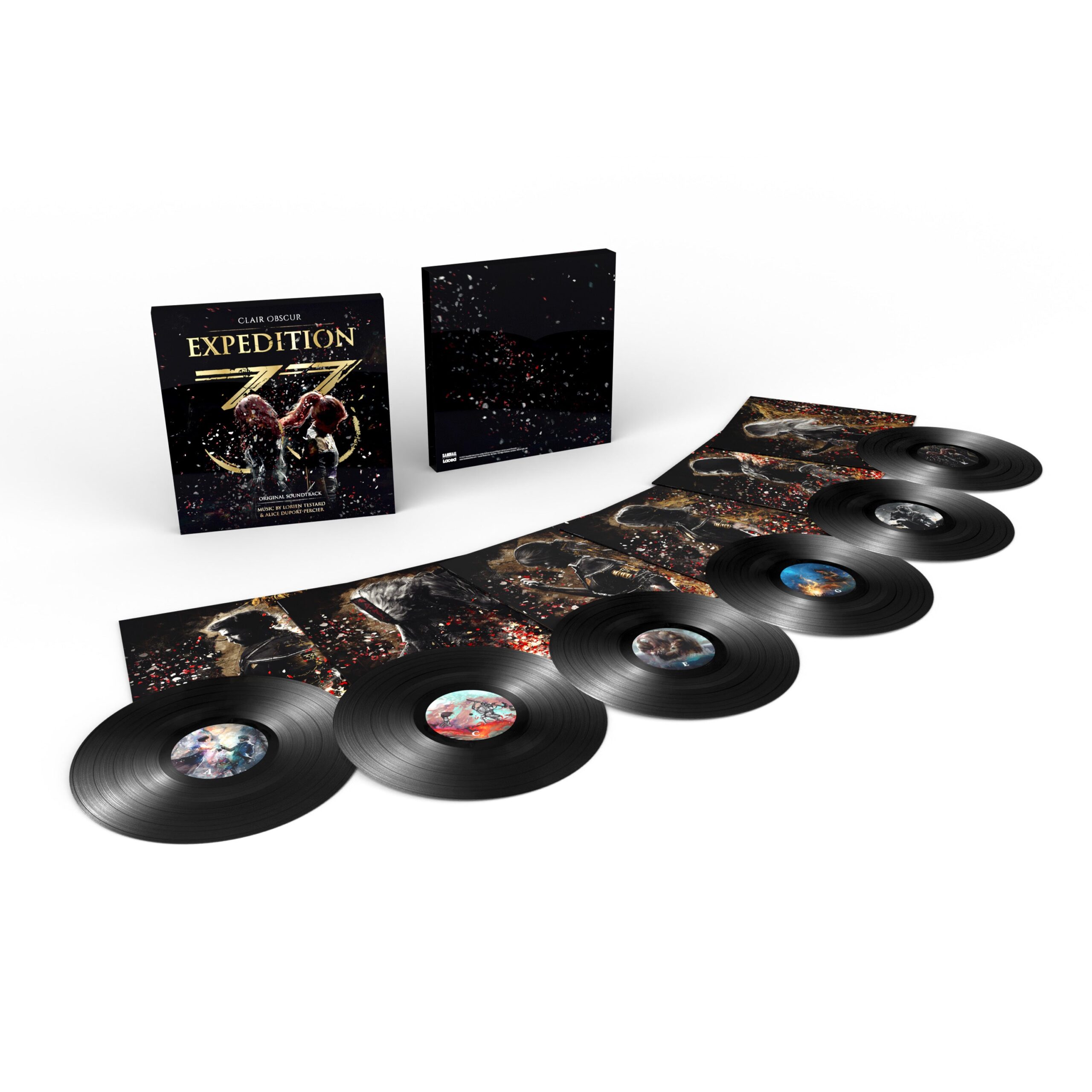 Clair Obscur Expedition 33, détail du coffret 6LP