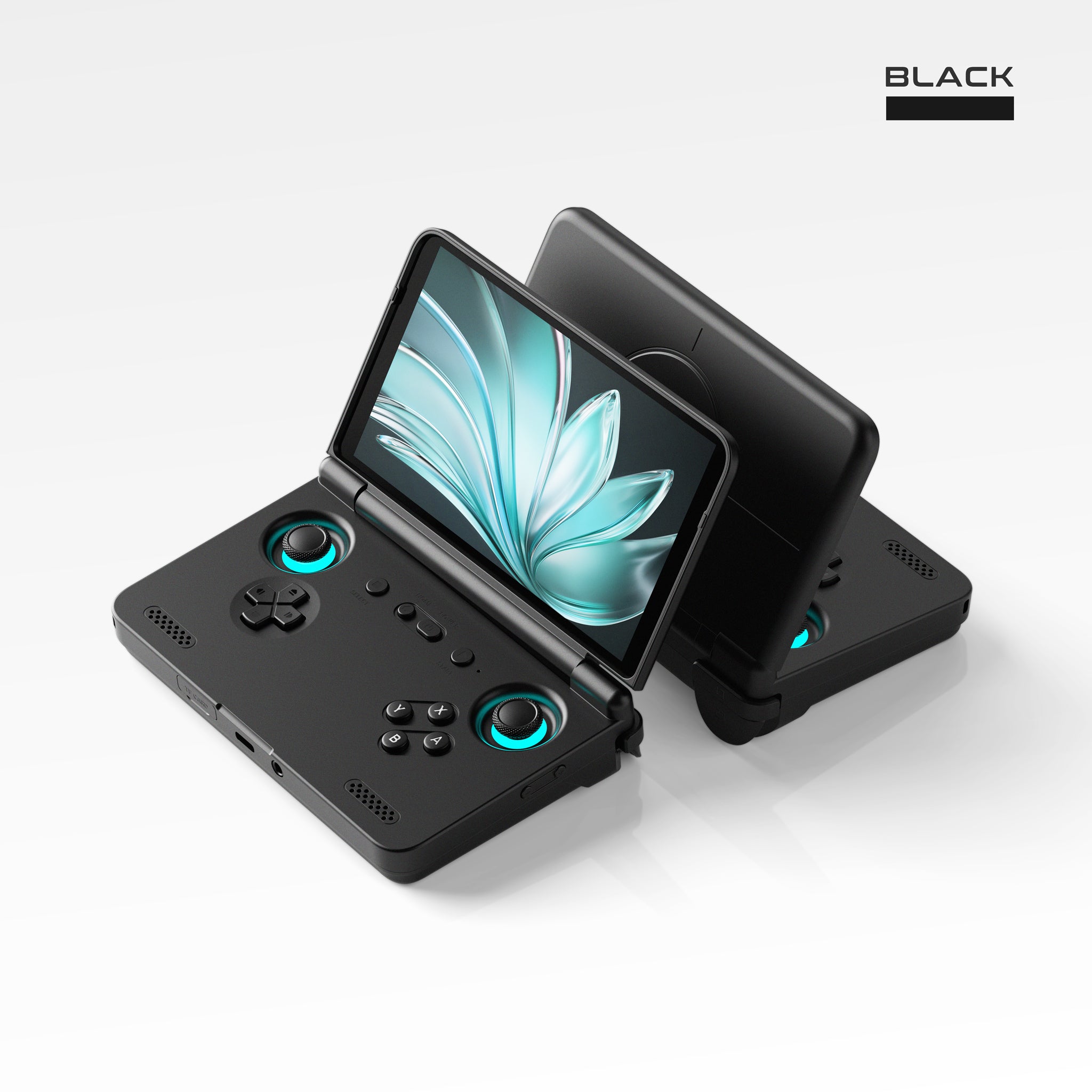 Retroid Pocket Flip 2, coloris noir ouvert