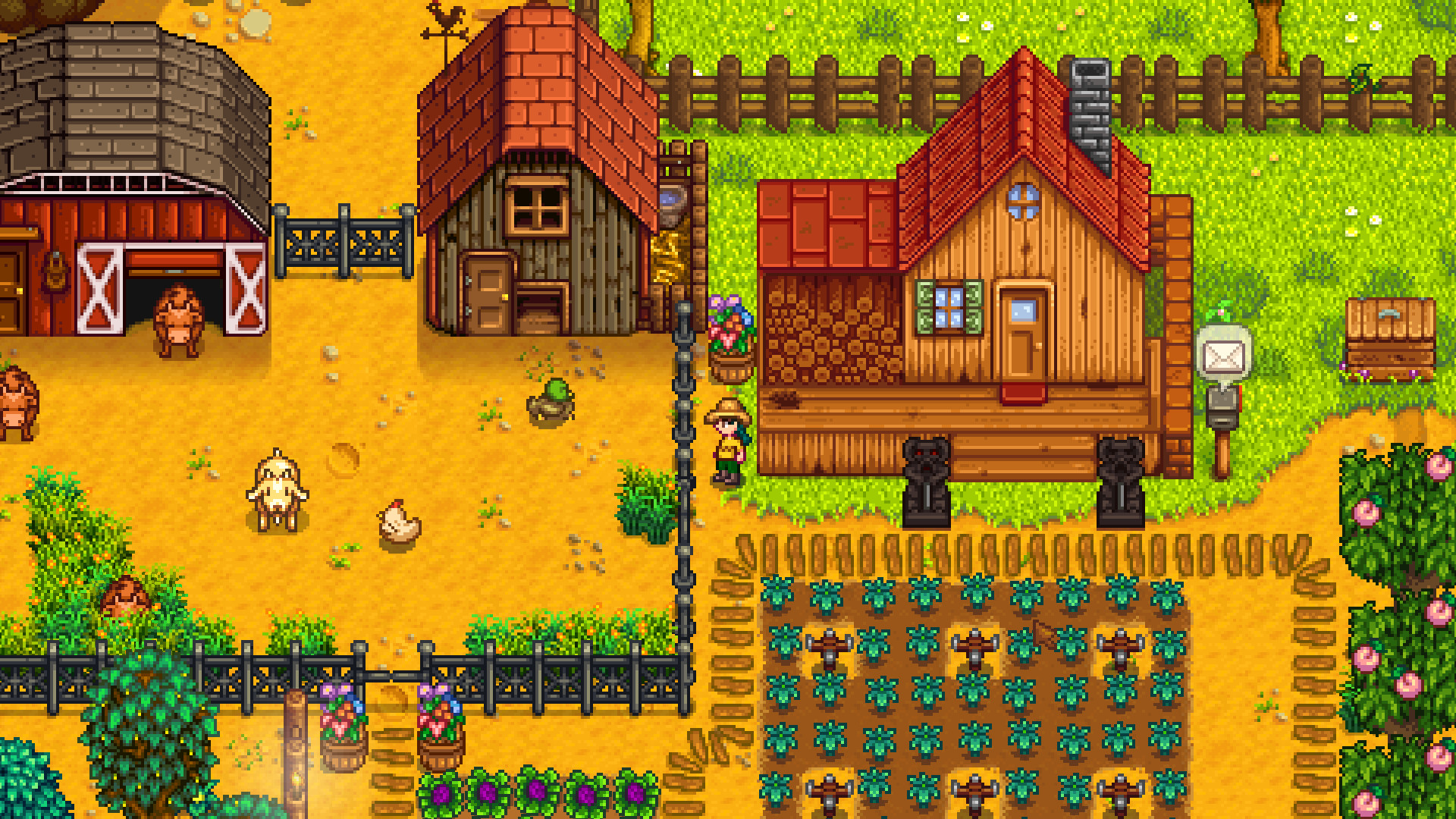 Sebastian Stardew Valley, ferme