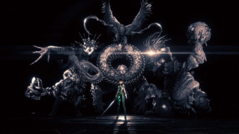 Stellar Blade, Eve face à un boss